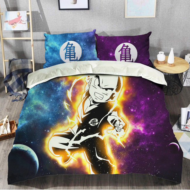 Krillin Bedding Set Custom Galaxy Dragon Ball Anime Bedding Room Decor 1 - PerfectIvy