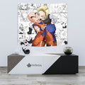 Krillin x Android 18 Tapestry Custom Dragon Ball Anime Room Decor 3 - PerfectIvy