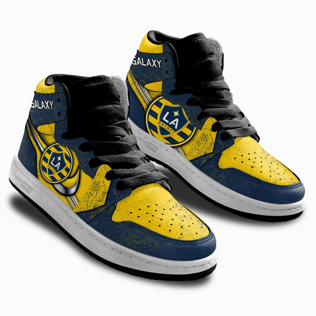 LA Galaxy Kid JD Sneakers Custom Shoes For Kids 2 - PerfectIvy