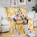 Lalatina Dustiness Ford Blanket Custom KonoSuba Anime Bedding 3 - PerfectIvy