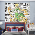 Leafa Tapestry Custom Sword Art Online Manga Anime Room Decor 3 - PerfectIvy