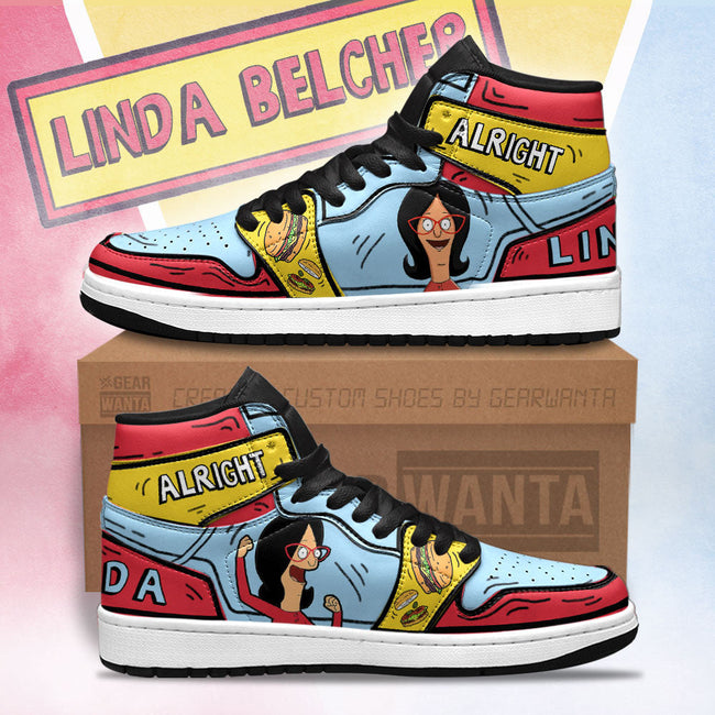 Linda Bob's Burger Shoes Custom For Cartoon Fans Sneakers TT13 1 - PerfectIvy
