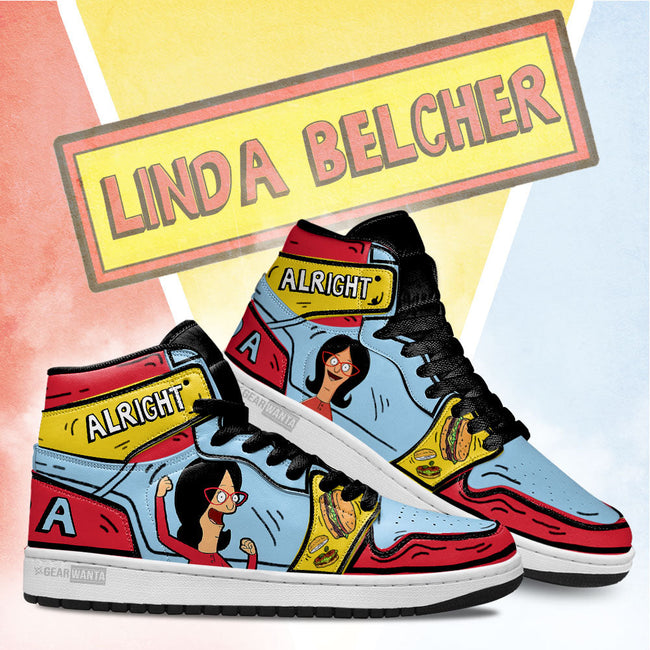 Linda Bob's Burger Shoes Custom For Cartoon Fans Sneakers TT13 3 - PerfectIvy