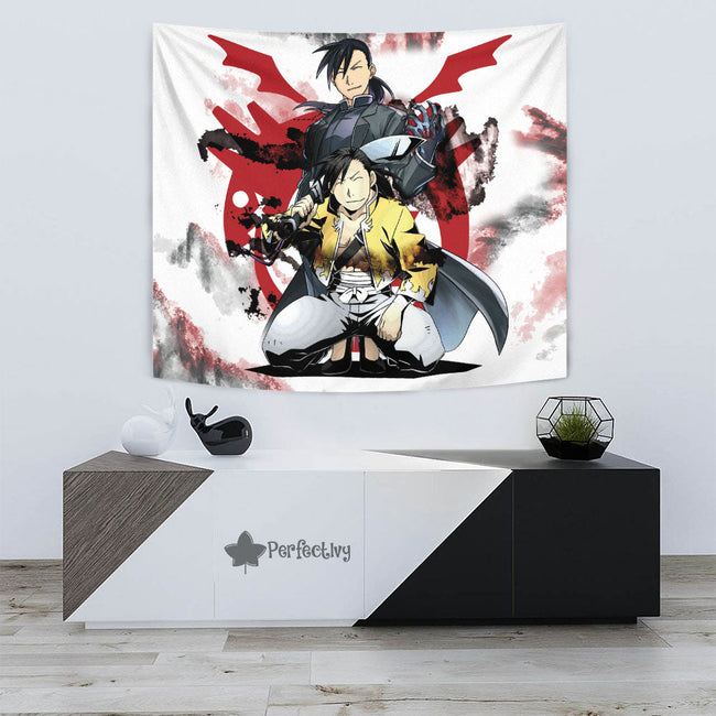 Ling Yao Tapestry Custom Fullmetal Alchemist Anime Home Wall Decor For Bedroom Living Room 3 - PerfectIvy