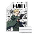 Loid Forger Fleece Blanket Custom Manga Style Gifts For Fans 2 - PerfectIvy