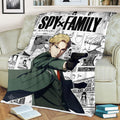 Loid Forger Fleece Blanket Custom Manga Style Gifts For Fans 3 - PerfectIvy
