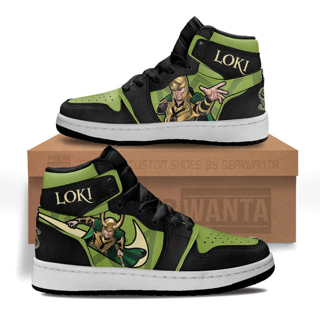 Loki Kids JD Sneakers Custom Shoes For Kids 2 - PerfectIvy
