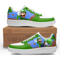 Luigi Super Mario Sneakers Custom For Gamer Shoes 2 - PerfectIvy