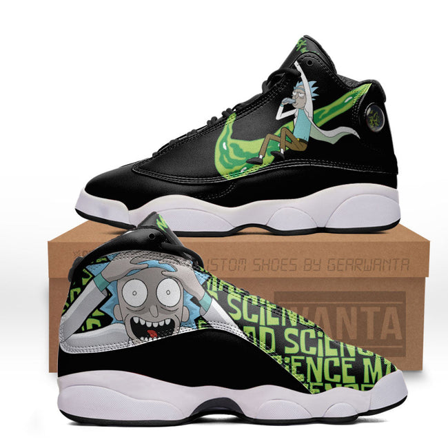 Mad Science JD13 Sneakers Rick and Morty Custom Shoes 1 - PerfectIvy