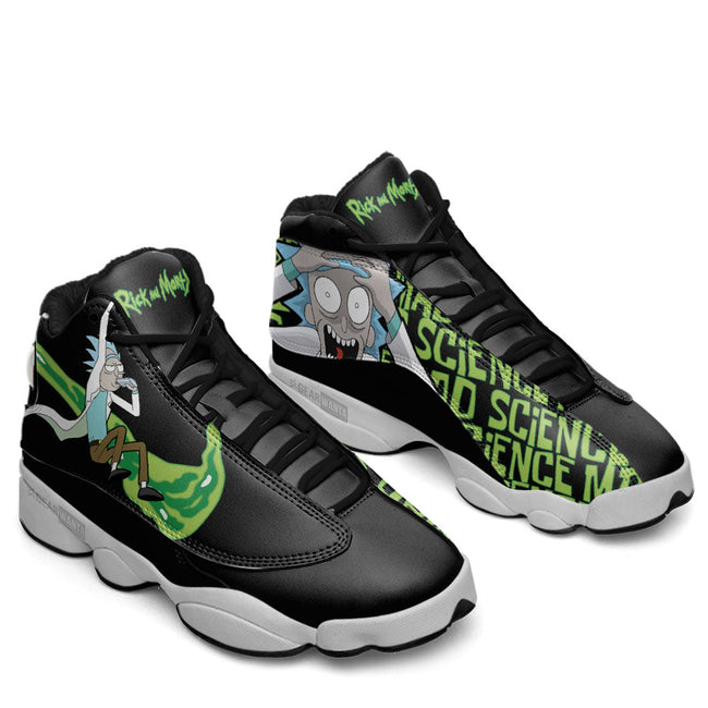 Mad Science JD13 Sneakers Rick and Morty Custom Shoes 2 - PerfectIvy