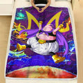 Majin Buu Fleece Blanket Custom Dragon Ball Anime Galaxy Style 4 - PerfectIvy
