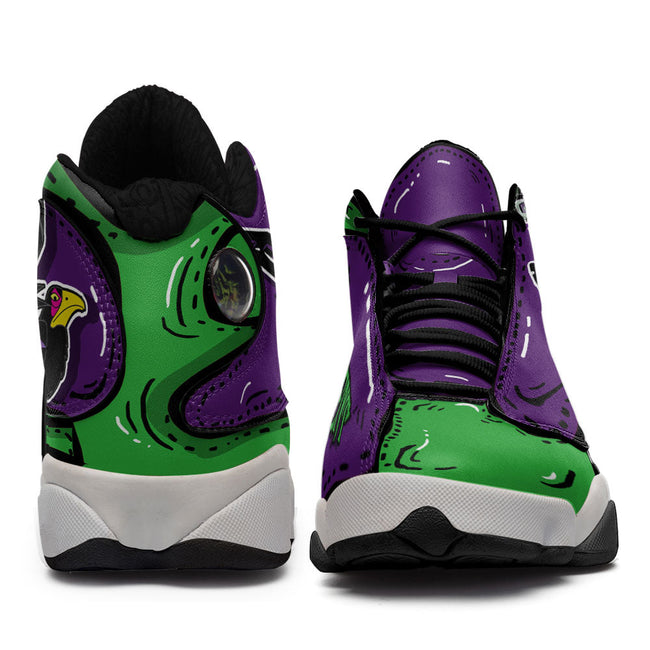 Maleficent JD13 Sneakers Comic Style Custom Shoes 3 - PerfectIvy