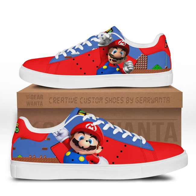 Mario Skate Shoes Custom Super Mario Game Shoes 1 - PerfectIvy