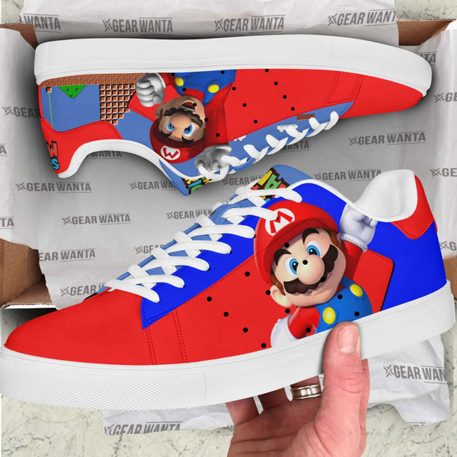 Mario Skate Shoes Custom Super Mario Game Shoes 3 - PerfectIvy