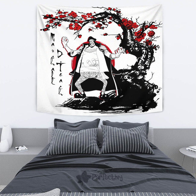 Marshall D. Teach Tapestry Custom Japan Style One Piece Anime Home Wall Decor For Bedroom Living Room 2 - PerfectIvy