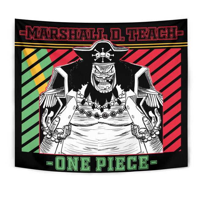 Marshall D. Teach Tapestry Custom One Piece Anime Bedroom Living Room Home Decoration 1 - PerfectIvy