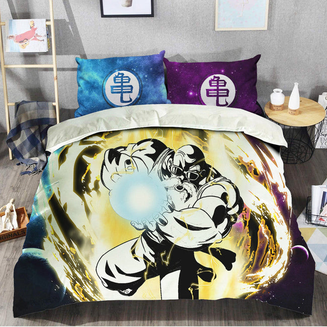 Master Roshi Bedding Set Custom Galaxy Dragon Ball Anime Bedding Room Decor 1 - PerfectIvy