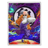 Master Roshi Fleece Blanket Custom Dragon Ball Anime Galaxy Style 1 - PerfectIvy