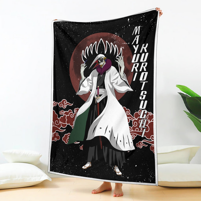 Mayuri Kurotsuchi Blanket Moon Style Custom Bleach Anime Bedding 2 - PerfectIvy