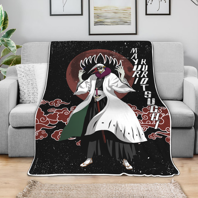 Mayuri Kurotsuchi Blanket Moon Style Custom Bleach Anime Bedding 4 - PerfectIvy