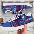 Mega Man Skate Shoes Custom Mega Man Game Shoes 3 - PerfectIvy