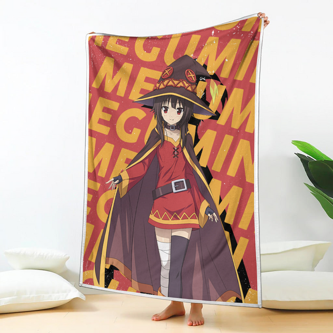 Megumin Blanket Custom KonoSuba Anime Bedding 2 - PerfectIvy