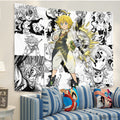 Meliodas Tapestry Custom Seven Deadly Sins Manga Anime Room Decor 2 - PerfectIvy