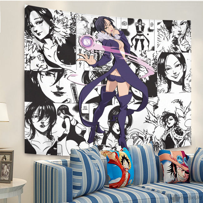 Merlin Tapestry Custom Seven Deadly Sins Manga Anime Room Decor 3 - PerfectIvy