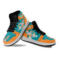 Miami Dolphins Kid Sneakers Custom For Kids 3 - PerfectIvy