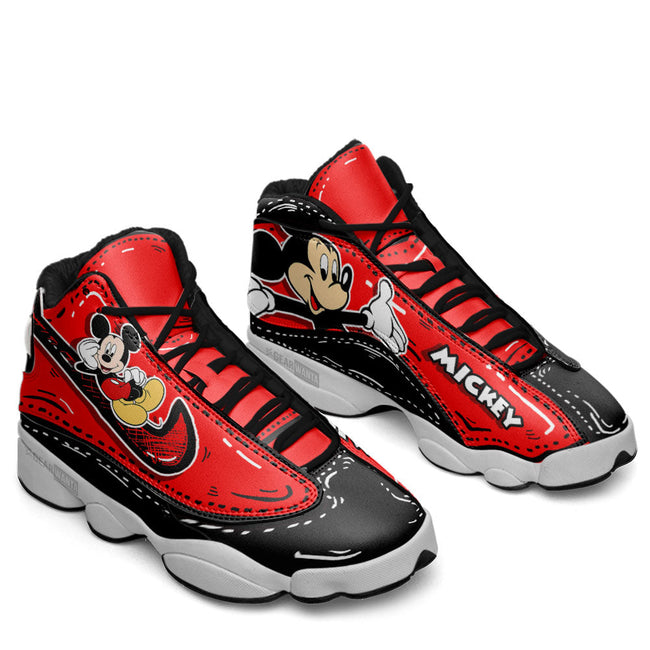 Mickey JD13 Sneakers Comic Style Custom Shoes 2 - PerfectIvy
