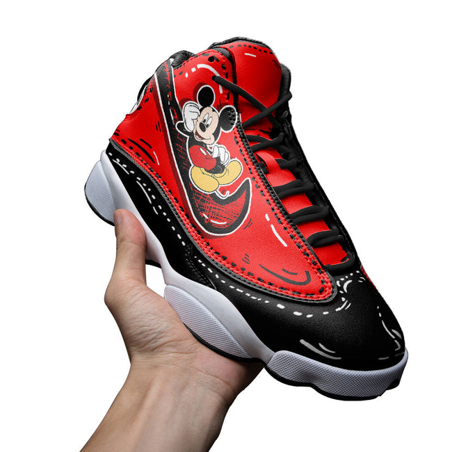 Mickey JD13 Sneakers Comic Style Custom Shoes 3 - PerfectIvy