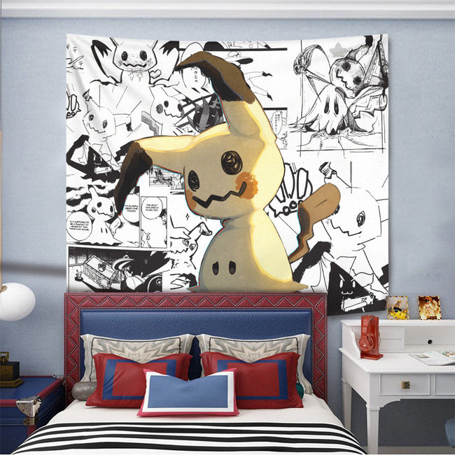 Mimikyu Tapestry Custom Pokemon Manga Anime Room Decor 2 - PerfectIvy