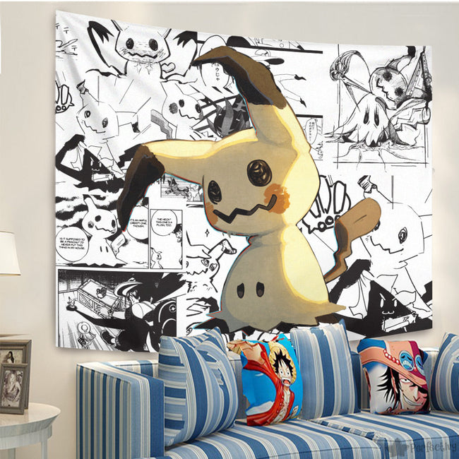 Mimikyu Tapestry Custom Pokemon Manga Anime Room Decor 4 - PerfectIvy