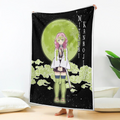 Mitsuri Kanroji Blanket Custom Moon Style Demon Slayer Anime Bedding 2 - PerfectIvy