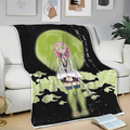 Mitsuri Kanroji Blanket Custom Moon Style Demon Slayer Anime Bedding 3 - PerfectIvy