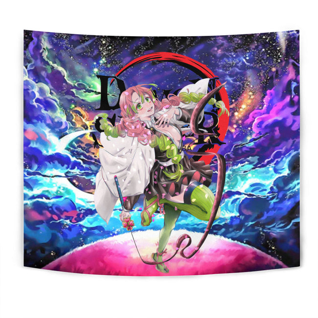 Mitsuri Kanroji Tapestry Custom Galaxy Demon Slayer Anime Room Decor 1 - PerfectIvy