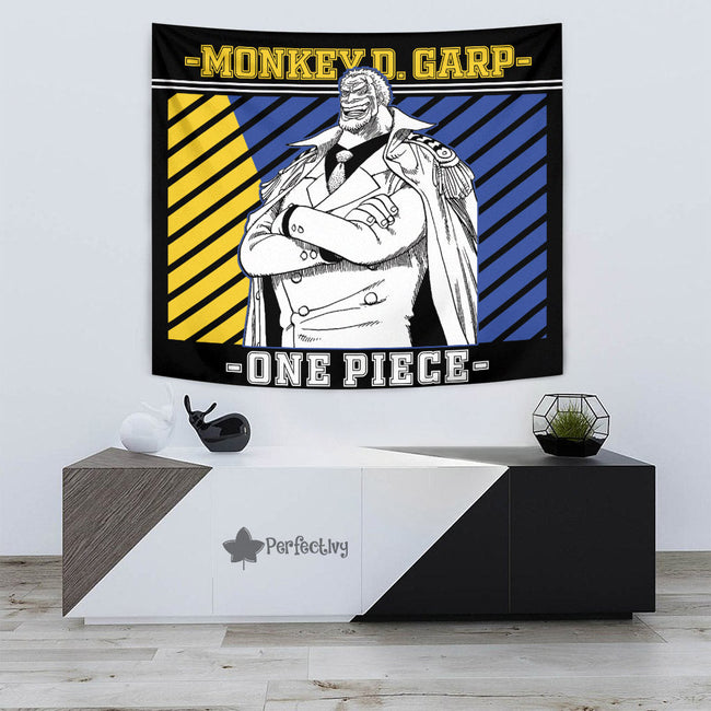Monkey D. Garp Tapestry Custom One Piece Anime Room Wall Decor 3 - PerfectIvy