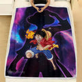 Monkey D. Luffy Blanket Fleece Galaxy One Piece Anime Bedding Room 1 - PerfectIvy
