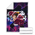 Monkey D. Luffy Gear 4 Blanket Fleece Galaxy One Piece Anime Bedding Room 4 - PerfectIvy
