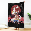 Monkey D. Luffy Gear 4 Blanket Moon Style Custom One Piece Anime Bedding 2 - PerfectIvy