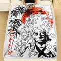 Monkey D. Luffy Gear 5 Blanket Custom One Piece Manga Anime Bedding 1 - PerfectIvy