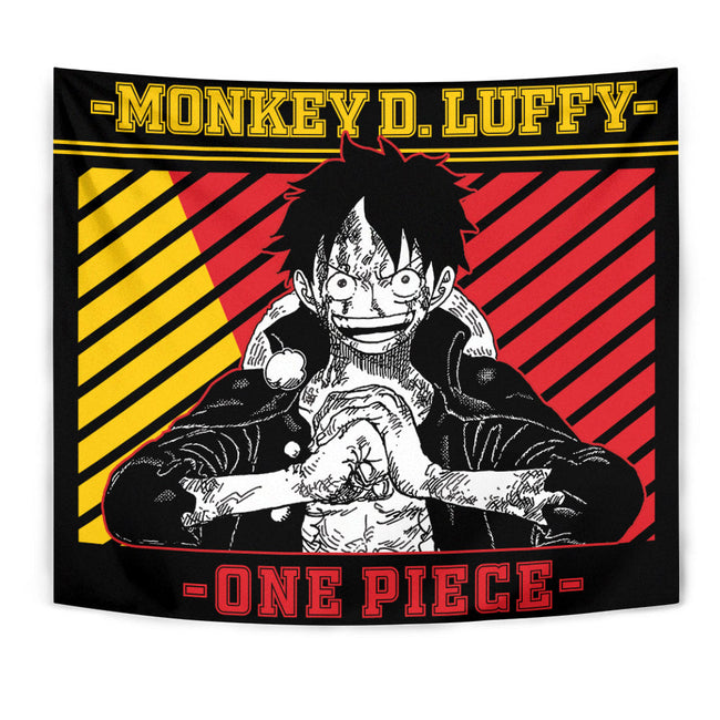 Monkey D. Luffy Tapestry Custom Manga Style One Piece Anime Room Decor 1 - PerfectIvy