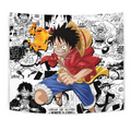 Monkey D. Luffy Tapestry Custom One Piece Anime Manga Room Wall Decor 1 - PerfectIvy