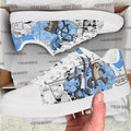Mordecai and Rigby Regular Show Skate Shoes Custom Comic Style 2 - PerfectIvy
