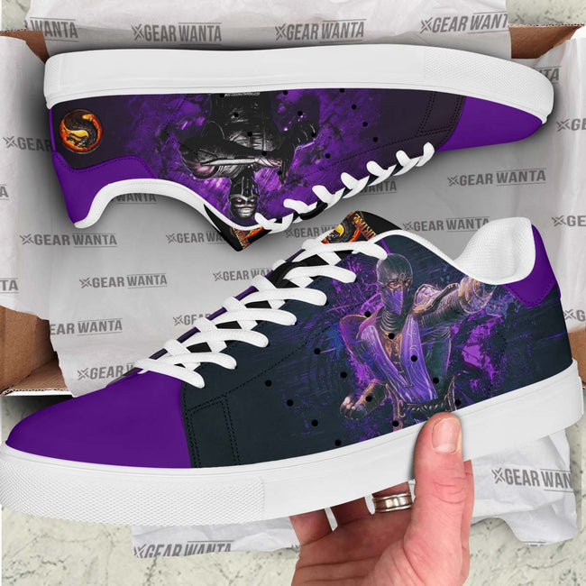 Mortal Kombat Noob Saibot Custom Skate Shoes For Fans 3 - PerfectIvy