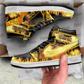Mortal Kombat Sneakers Scorpion Fire Style JD Sneakers Shoes Custom For Fans 2 - PerfectIvy