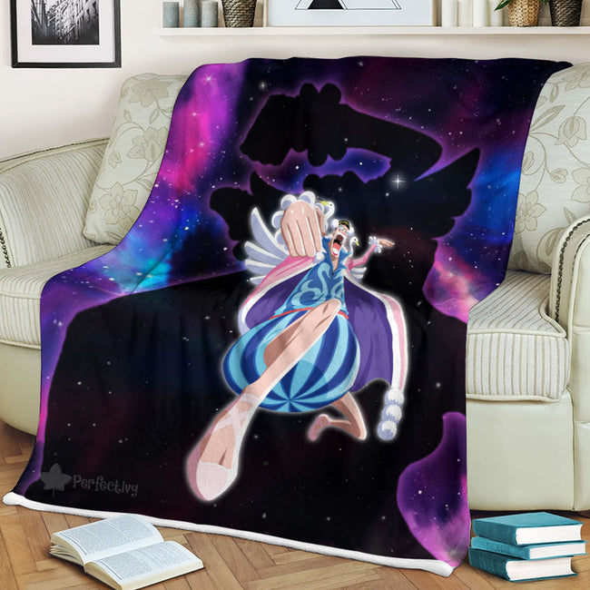 Mr. 2 Bon Kurei Blanket Fleece Galaxy One Piece Anime Bedding Room 2 - PerfectIvy