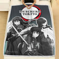 Muichiro Fleece Blanket Custom Demon Slayer Anime Uniform Mix Manga Style 4 - PerfectIvy