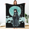 Muichirou Tokitou Blanket Custom Moon Style Demon Slayer Anime Bedding 1 - PerfectIvy
