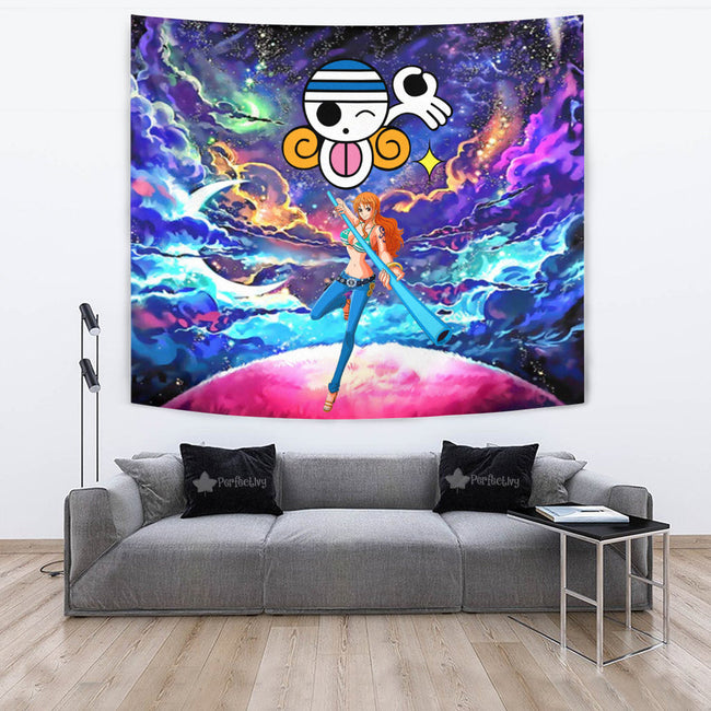 Nami Tapestry Custom Galaxy One Piece Anime Room Decor 2 - PerfectIvy